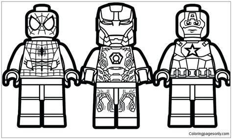 marvel super hero squad coloring page  printable coloring pages