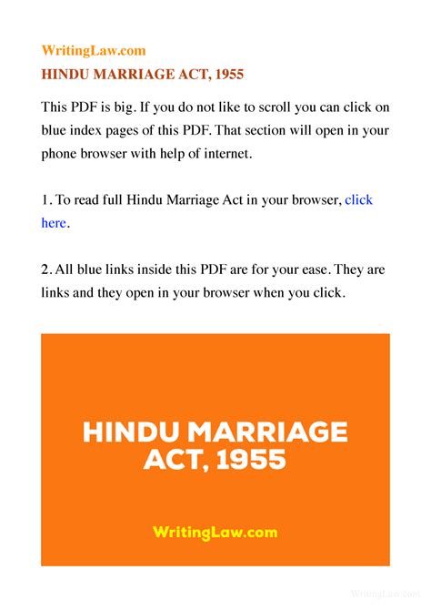 hindu marriage act  writinglaw hindu marriage act