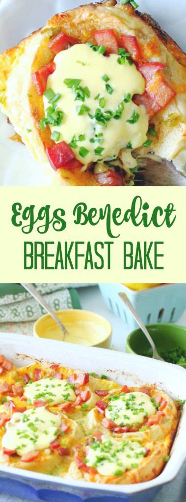 eggs benedict breakfast bake foodtastic mom