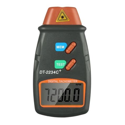 digital laser photo tachometer  contact rpm tach digital laser tachometer speedometer speed