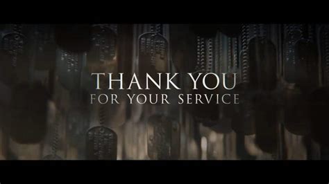 thank you for your service tv spot own it 2017