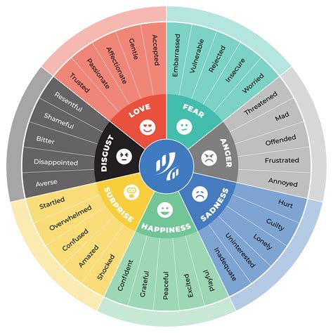 infographic wheel  emotions   kids learn  identify