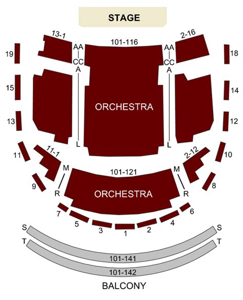 rose theater  york ny seating chart stage  york city theater