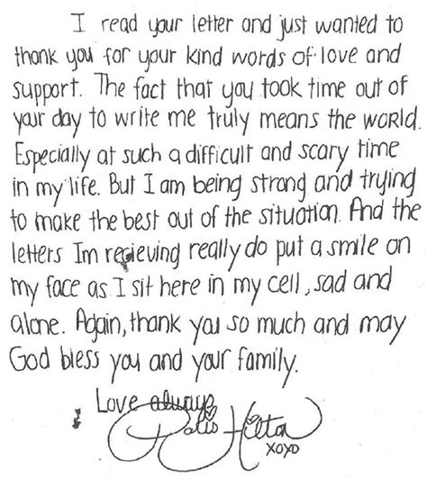 write  letter   inmate  prison letters