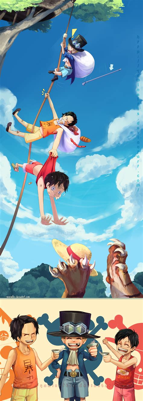 Op Ace Sabo Luffy Brothers By Yamineftis On Deviantart