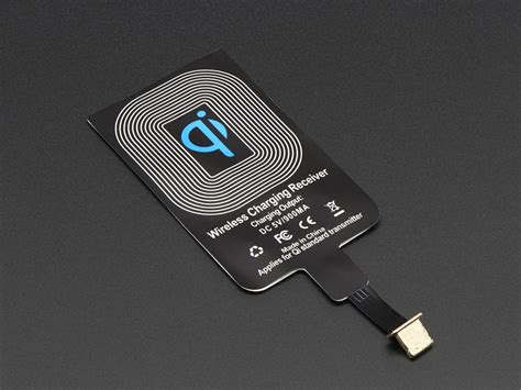 qi wireless charging module mm lightning connector id   adafruit