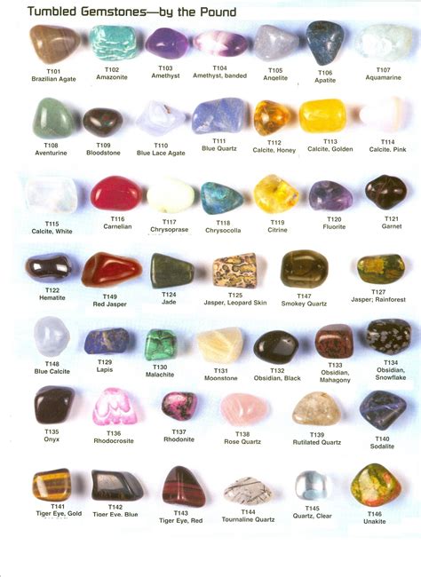 tumbled  polished stones  crystals great images
