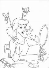 Cinderella Coloring Printable Sheet Her Pages Friends Print sketch template