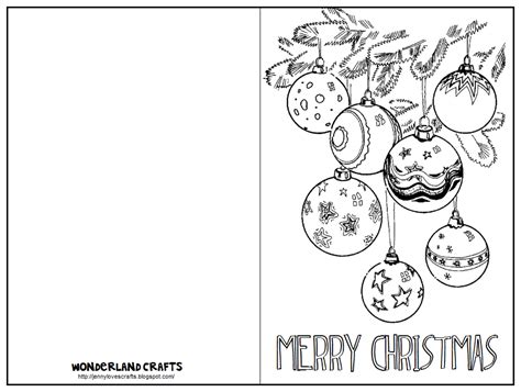 merry christmas printable christmas cards  color