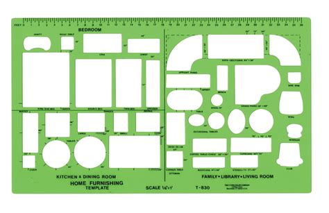 home planning layout design template stencil  home life