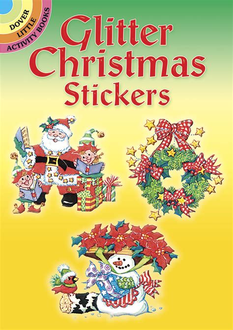 glitter christmas stickers franklins toys