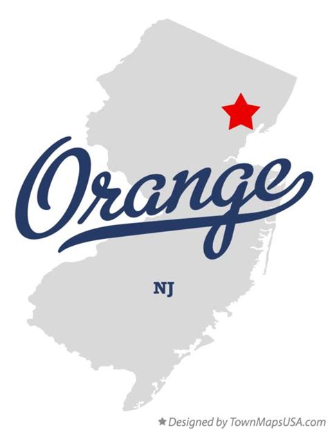 map  orange nj  jersey