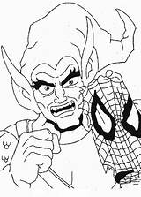 Spiderman Coloring Pages Green Goblin Para Colorear Dibujos Imprimir Marvel Printable Kids Cartoon Leave Dinokids Comments Prinatble sketch template