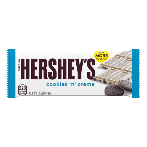 hersheys cookies  creme candy bar  oz