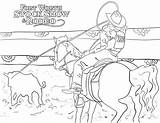 Rodeo sketch template