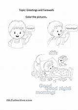 Colorir Kindergarten Islcollective Inglese Esl sketch template