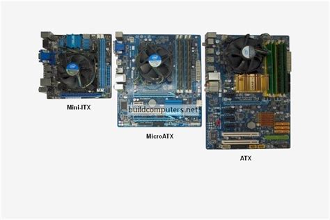 motherboard form factors explained guide  motherboard sizes