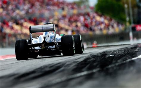 Download Wallpapers Formula 1 Racing Car Rear View F1