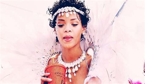 Rihanna Wears Bejeweled Bikini To Barbados Festival [gallery] Rihanna