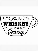 Whiskey Teacup Partyanimal sketch template