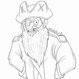 Blackbeard Drawing Getdrawings sketch template