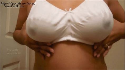 mommy soaks her white nursing bra with engorged milky tit milk xvideos