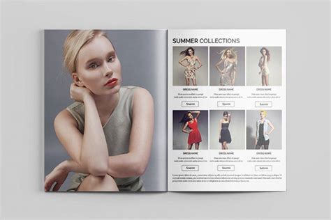 fashion portfolio catalog  examples format  examples