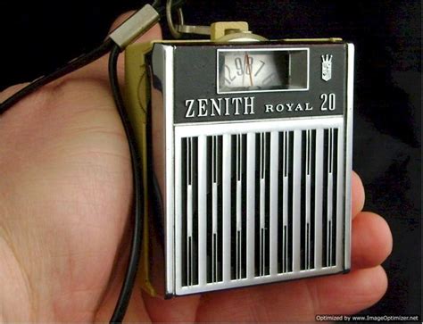 zenith royal  micro pocket transistor  sold item number