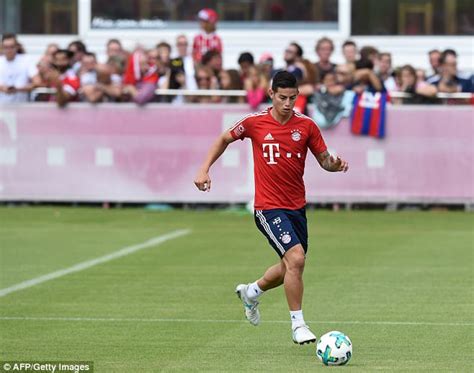 James Rodriguez Trains With Bayern Munich For First Time
