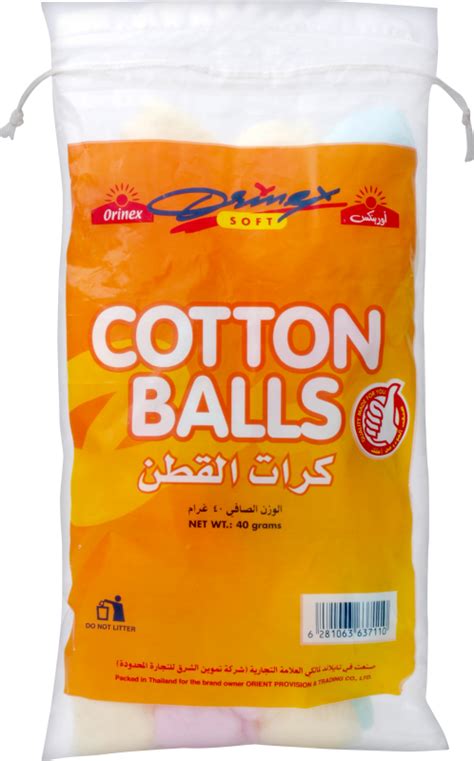 cotton balls drawstring bag orinex