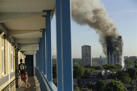 london fire high rise apartment blaze kills    injures