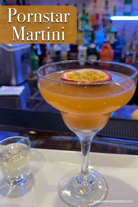 Pornstar Martini Cocktail Recipe Anytime Cocktails