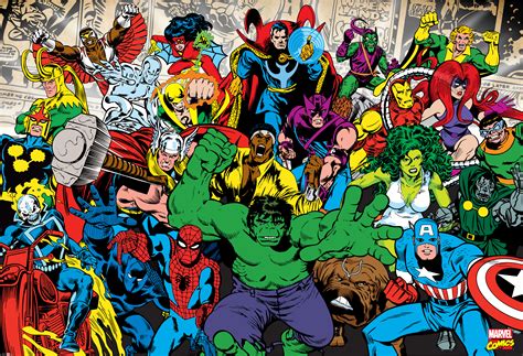 marvel comic character pictures marvel dc characters  art  images