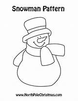 Snowman Printable Patterns Template Pattern Christmas Printables Stencils Outline Snowmen Stencil Ornament Print Northpolechristmas Cute Snow Diy Pages Happy Printablee sketch template