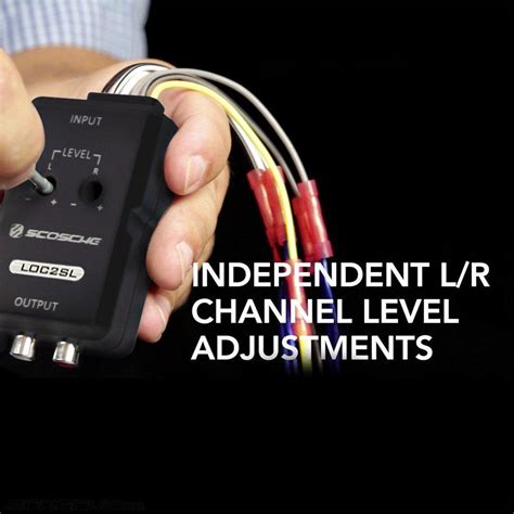 scosche locsl car stereo  channel adjustable amplifier add  adapter  black  ebay