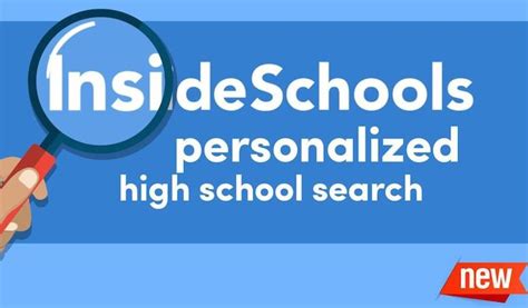 introducing  personalized high school search tool insideschools