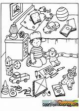 Coloring Messy Bedroom Room Pages Kids Drawing Child Imgarcade Credit Larger Sketch 17kb sketch template