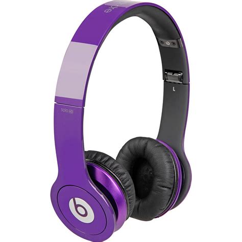 beats  dr dre solo hd headphones  control talk purple iwoot uk