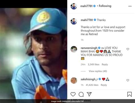 Ms Dhoni Retires Wife Sakshi Singh Dhoni Reacts Cricket News