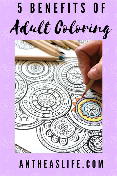 benefits  adult coloring