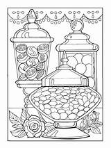 Coloring Pages Candy Food Dessert Print Colouring Bar Color Printable Sheets Gourmandises Desserts Fargelegging Adult Book Books Google Getcolorings Treats sketch template
