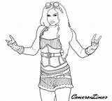 Wwe Drawing Becky Lynch Coloring Pages Banks Sasha Cena John Getdrawings Deviantart Template sketch template
