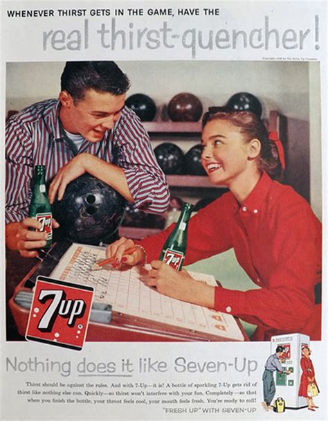 ad bowling vintage beverage ads
