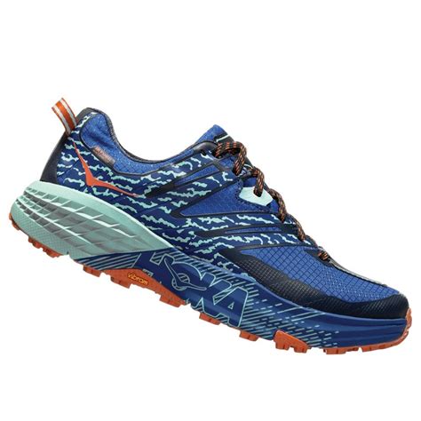 speedgoat  waterproof womens high cushioningwaterproof trail running shoes sodalite blue
