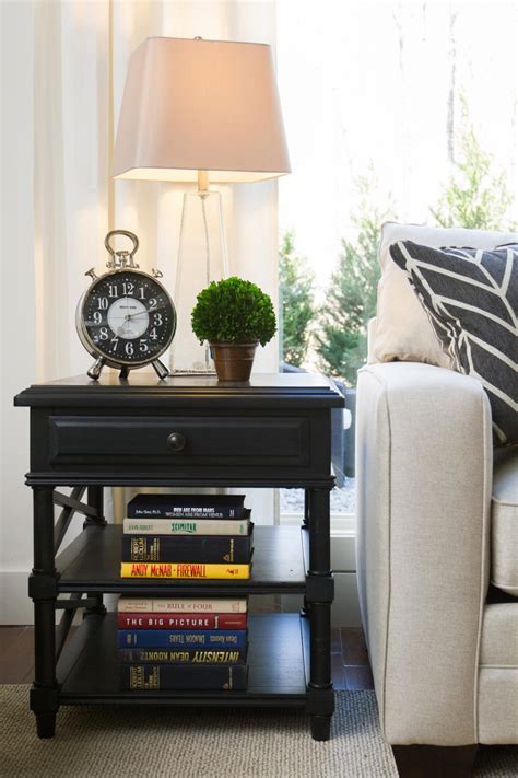 side table ideas  tips  choosing      living room