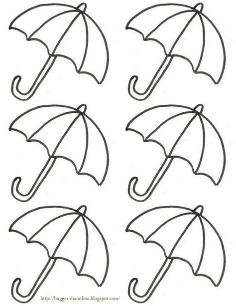 kids page template umbrella imagui coloring pages