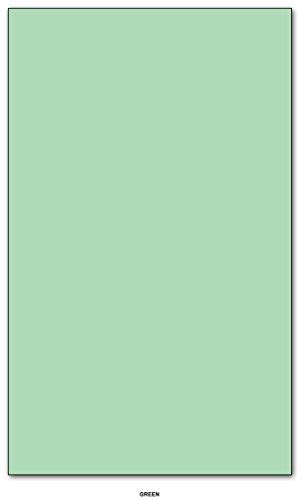 green color paper lb size    legal menu size   pack