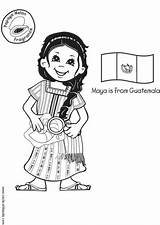 Guatemala Para Colorear Coloring Maya Dibujos Trajes Del Pages Mundo Imagui Típicos Tipicos Flag Other Jugar Edupics Verjaardag Mexico Traje sketch template