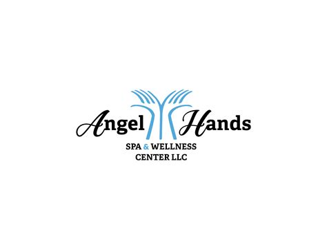 logo angel hands spa wellness center wellness center wellness