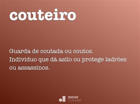 couteiro dicio dicionario  de portugues